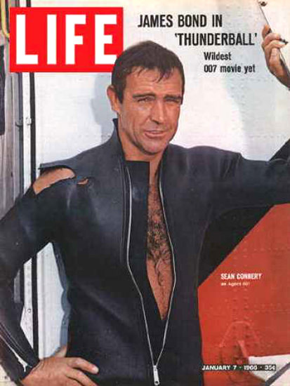 Life Magazine Copyright 1966 Sean Connery James Bond | Sex Appeal Vintage Ads and Covers 1891-1970