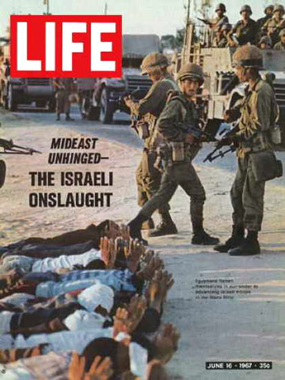 Life Magazine Copyright 1967 Israeli Troops Take Prisoners | Vintage Ad and Cover Art 1891-1970