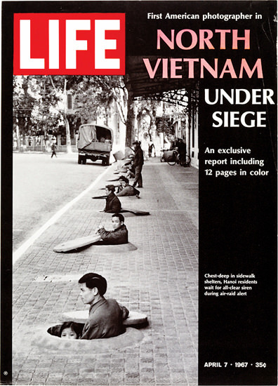 Life Magazine Copyright 1967 North Vietnam Under Siege | Vintage Ad and Cover Art 1891-1970