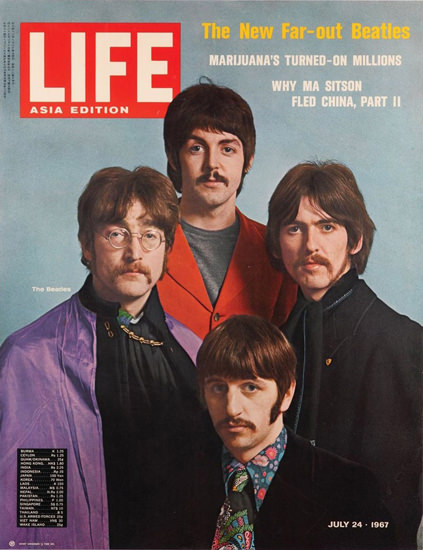 Life Magazine Copyright 1967 The New Far-Out Beatles | Vintage Ad and Cover Art 1891-1970