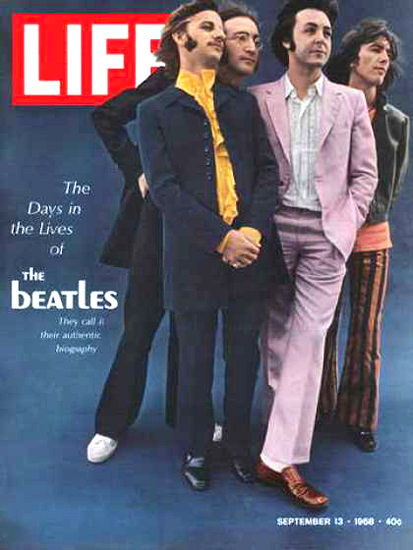 Life Magazine Copyright 1968 Days In The Lives Of Beatles | Vintage Ad and Cover Art 1891-1970