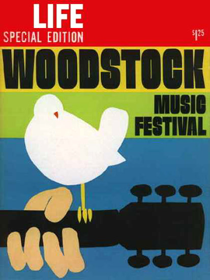 Life Magazine Copyright 1969 Woodstock Music Festival | Vintage Ad and Cover Art 1891-1970