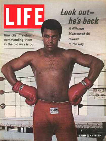 Life Magazine Copyright 1970 Muhammad Ali Returns | Sex Appeal Vintage Ads and Covers 1891-1970