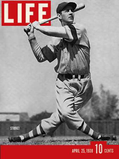 Life Magazine Cover Copyright 1938 Brooklyn Dodger Strike | Vintage Ad and Cover Art 1891-1970