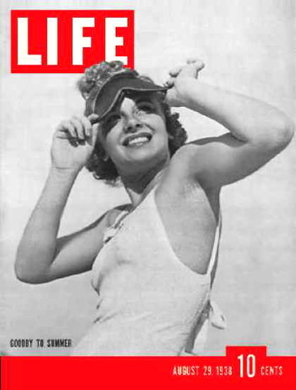 Life Magazine Cover Copyright 1938 Sunshades | Sex Appeal Vintage Ads and Covers 1891-1970