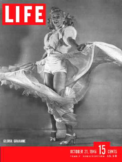 Life Magazine Cover Copyright 1946 Gloria Grahame | Sex Appeal Vintage Ads and Covers 1891-1970