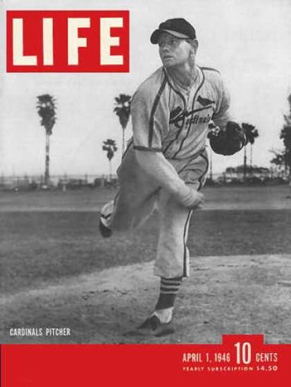 Life Magazine Cover Copyright 1946 St Louis Cardinals | Vintage Ad and Cover Art 1891-1970