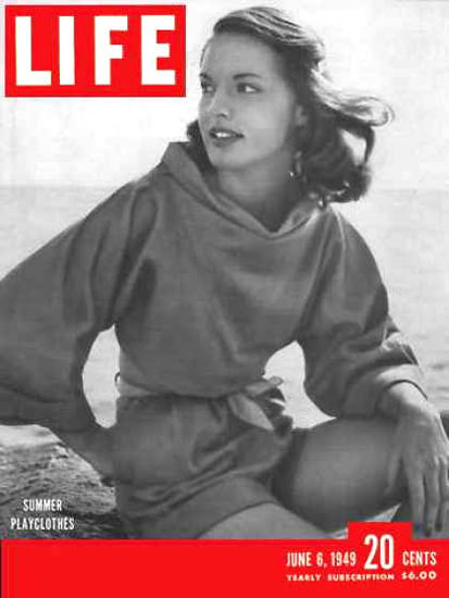 Life Magazine Cover Copyright 1949 Shorts And Tops | Sex Appeal Vintage Ads and Covers 1891-1970