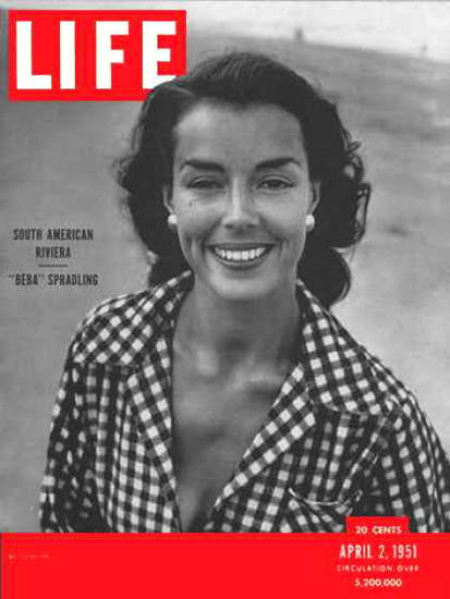 Life Magazine Cover Copyright 1951 New World Riviera | Vintage Ad and Cover Art 1891-1970