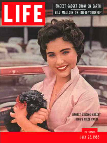 Life Magazine Cover Copyright 1955 Cathy Crosby | Sex Appeal Vintage Ads and Covers 1891-1970