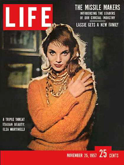 Life Magazine Cover Copyright 1957 Lisa Martinelli | Sex Appeal Vintage Ads and Covers 1891-1970