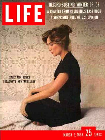 Life Magazine Cover Copyright 1958 Sally Ann Howes | Sex Appeal Vintage Ads and Covers 1891-1970