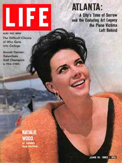 Life Magazine Cover Copyright 1962 Natalie Wood | Sex Appeal Vintage Ads and Covers 1891-1970