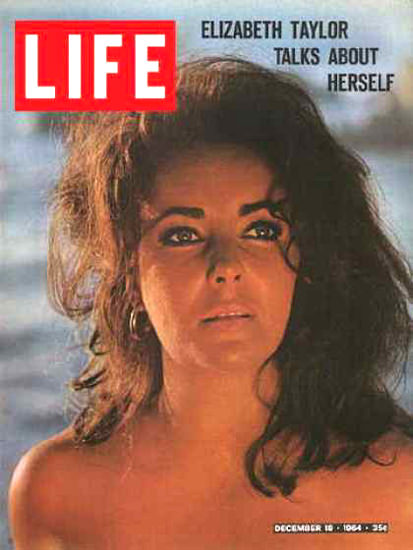 Life Magazine Cover Copyright 1964 Elizabeth Taylor | Sex Appeal Vintage Ads and Covers 1891-1970