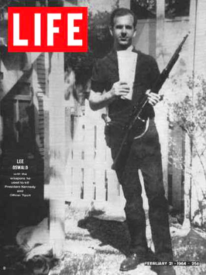 Life Magazine Cover Copyright 1964 Lee Harvey Oswald | Vintage Ad and Cover Art 1891-1970