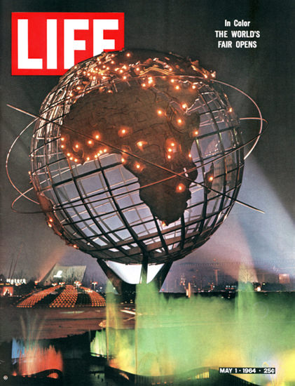 Life Magazine Cover Copyright 1964 The Worlds Fair Opens | Vintage Ad and Cover Art 1891-1970