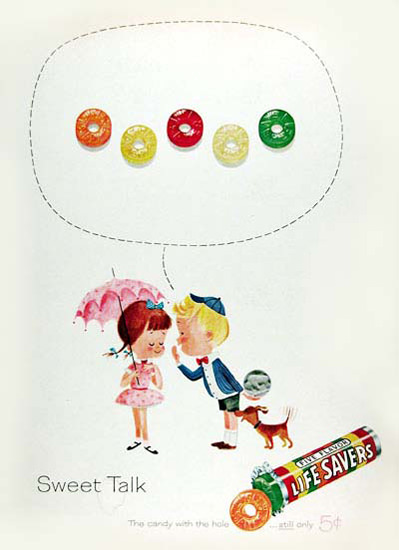 Life Savers 1961 Sweet Talk | Vintage Ad and Cover Art 1891-1970