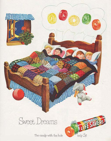 Life Savers Sweet Dreams | Vintage Ad and Cover Art 1891-1970