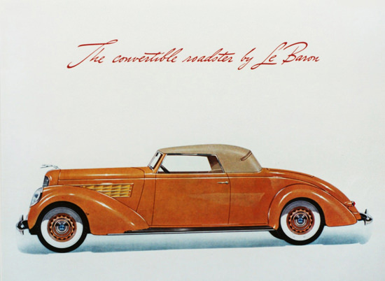 Lincoln Series K Conv Roadster LeBaron 1938 | Vintage Cars 1891-1970