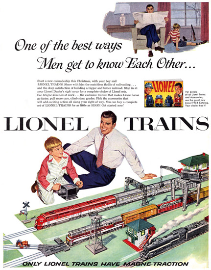 Lionel Trains 1954 | Vintage Ad and Cover Art 1891-1970