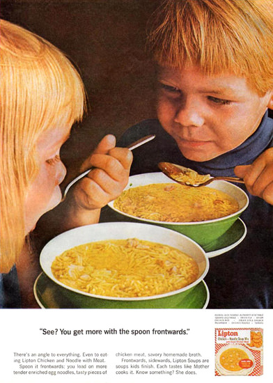 Lipton Soup Kids 1965 | Vintage Ad and Cover Art 1891-1970