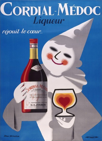 Liqueur Cordial-Medoc Gajourde Rejouit Le Coeur | Vintage Ad and Cover Art 1891-1970