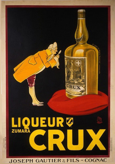 Liqueur Crux Joseph Gautier Fils Cognac | Vintage Ad and Cover Art 1891-1970