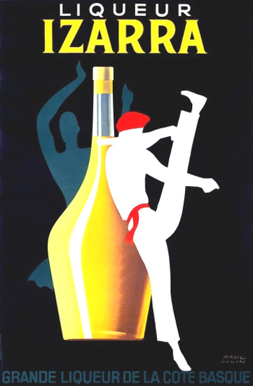 Liqueur Iizarra Paul Colin | Vintage Ad and Cover Art 1891-1970