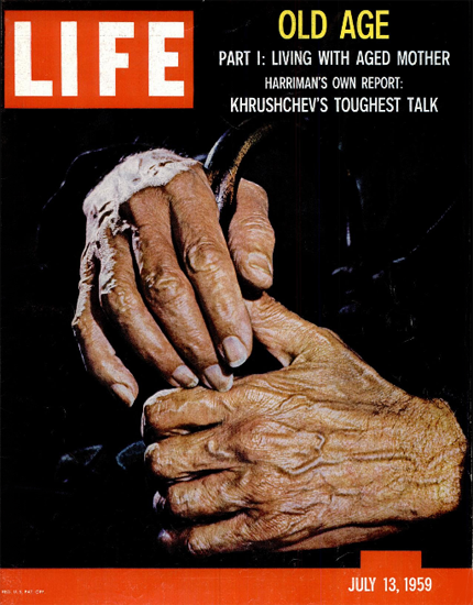 Living with aged Mother 13 Jul 1959 Copyright Life Magazine | Life Magazine Color Photo Covers 1937-1970