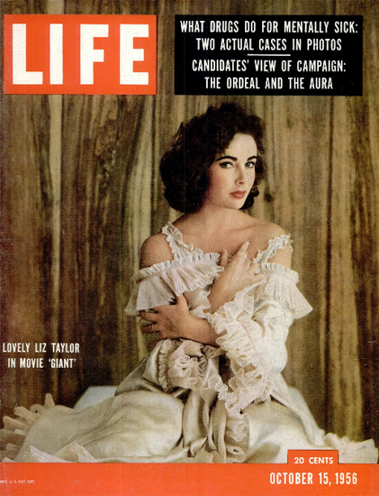 Liz Taylor in Movie Giant 15 Oct 1956 Copyright Life Magazine | Life Magazine Color Photo Covers 1937-1970