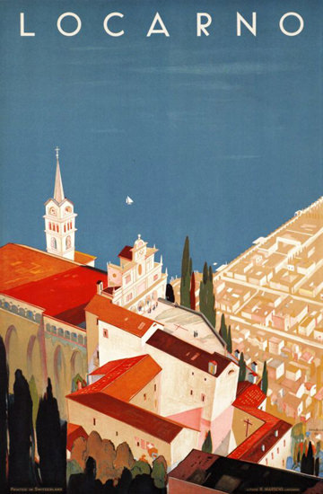 Locarno Switzerland 1944 | Vintage Travel Posters 1891-1970