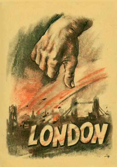 London Down | Vintage War Propaganda Posters 1891-1970