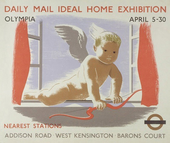 London Underground Olympia Ideal Home Exhibit | Vintage Travel Posters 1891-1970