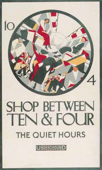 London Underground Shop Between Ten N Four | Vintage Travel Posters 1891-1970