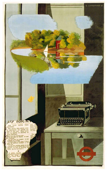 London Underground Typewriter | Vintage Travel Posters 1891-1970