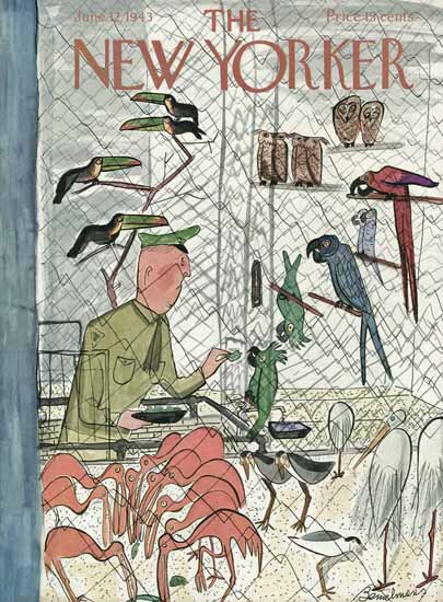 Ludwig Bemelmans The New Yorker 1943_06_12 Copyright | The New Yorker Graphic Art Covers 1925-1945