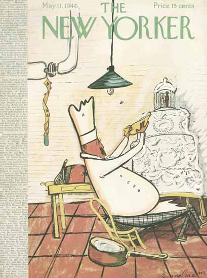 Ludwig Bemelmans The New Yorker 1946_05_11 Copyright | The New Yorker Graphic Art Covers 1946-1970