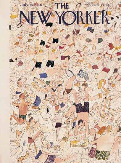 Ludwig Bemelmans The New Yorker 1946_07_13 Copyright | The New Yorker Graphic Art Covers 1946-1970