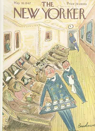 Ludwig Bemelmans The New Yorker 1947_05_10 Copyright | The New Yorker Graphic Art Covers 1946-1970