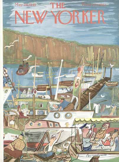 Ludwig Bemelmans The New Yorker 1949_05_28 Copyright | The New Yorker Graphic Art Covers 1946-1970