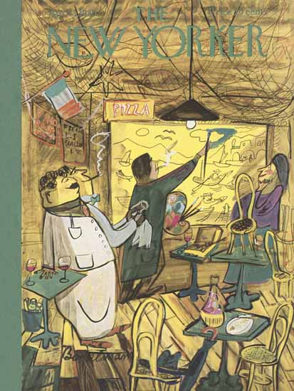 Ludwig Bemelmans The New Yorker 1950_04_01 Copyright | The New Yorker Graphic Art Covers 1946-1970