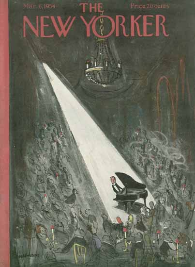 Ludwig Bemelmans The New Yorker 1954_03_06 Copyright | The New Yorker Graphic Art Covers 1946-1970