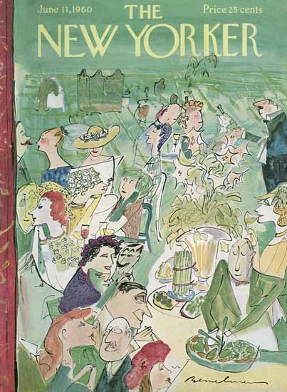 Ludwig Bemelmans The New Yorker 1960_06_11 Copyright | The New Yorker Graphic Art Covers 1946-1970