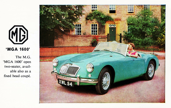 MG Series MGA 1600 1959 Turquoise | Vintage Cars 1891-1970