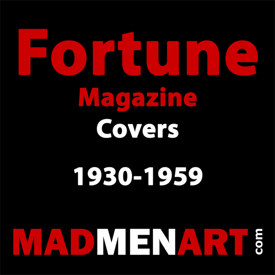 Mad Men Art Fortune 1930-1959 | Fortune Magazine Graphic Art Covers 1930-1959