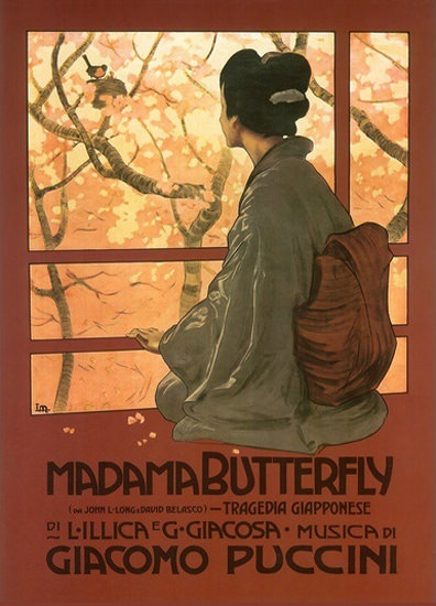 Madama Butterfyl Tragedia Giapponese Puccini | Sex Appeal Vintage Ads and Covers 1891-1970