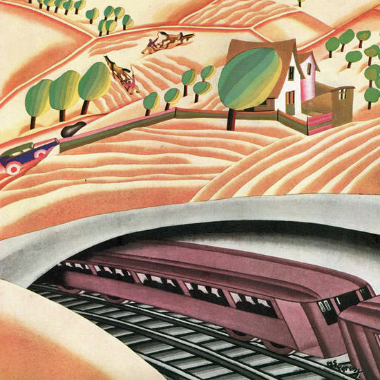 Madeline S Pereny The New Yorker 1930_05_24 Copyright crop | Best of 1930s Ad and Cover Art