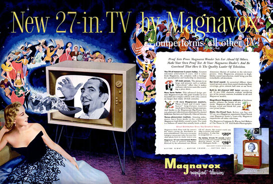 Magnavox Television Magician | Vintage Ad and Cover Art 1891-1970