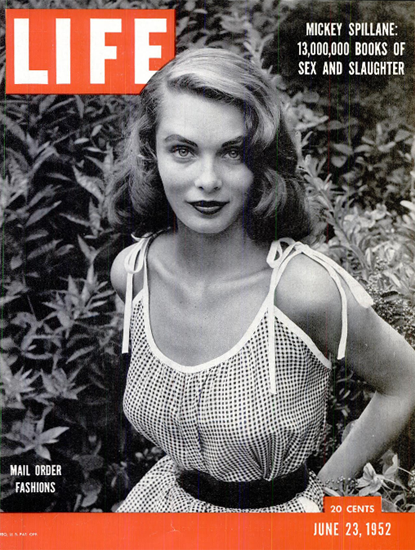 Mail Order Fashions 23 Jun 1952 Copyright Life Magazine | Life Magazine BW Photo Covers 1936-1970