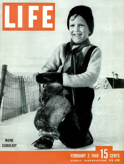 Main Schoolboy 2 Feb 1948 Copyright Life Magazine | Life Magazine BW Photo Covers 1936-1970